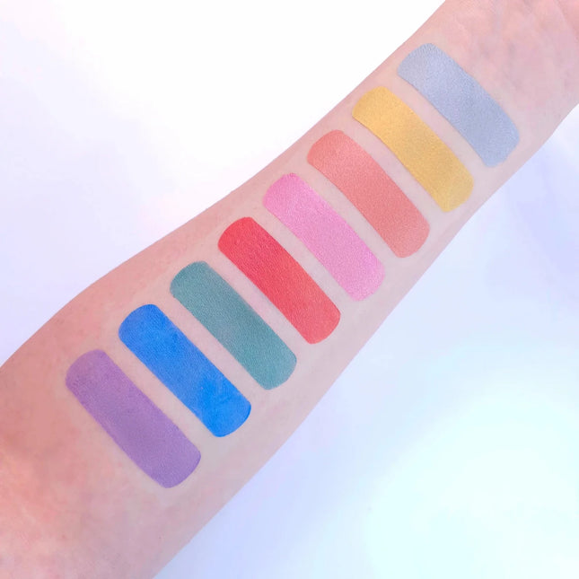 Cosmic Moon Metallic Pro Face Paint Cake Pots Silver 36g van Moon Creations koop je bij Partywinkel