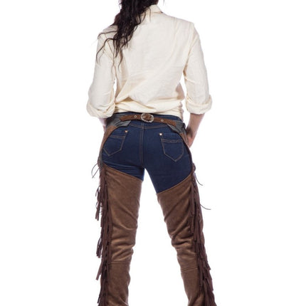 Cowboy Broek Bruin Dames van Wilbers & Wilbers koop je bij Partywinkel