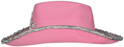 Cowboy Hoed Roze Kind - Partywinkel - 8434077135822