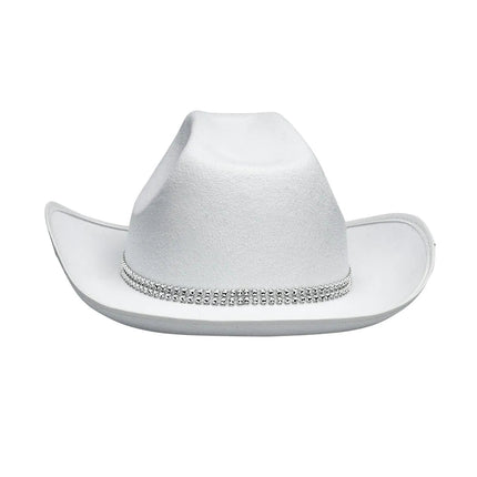 Cowboy Hoed Wit - Partywinkel - 8712026543806