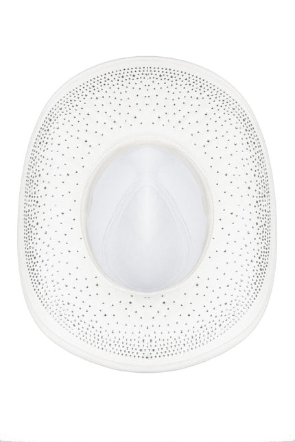 Cowboy Hoed Wit Strass van Wilbers & Wilbers koop je bij Partywinkel