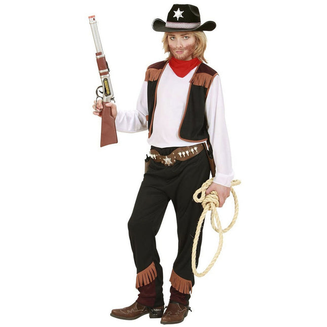 Cowboy Kostuum Kind 4 delig - Partywinkel - 8003558025961