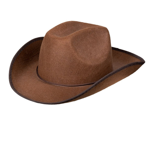 Cowboyhoed Bruin - Partywinkel - 8712026040978