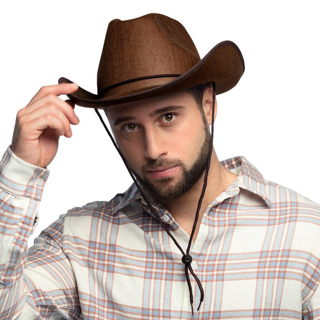 Cowboyhoed Bruin - Partywinkel - 8712026040978