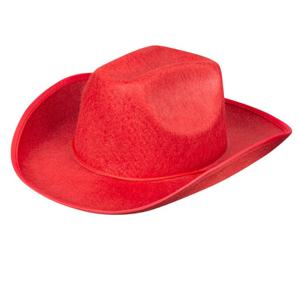 Cowboyhoed Rood - Partywinkel - 8712026040756