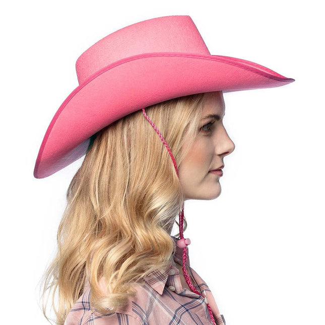 Cowboyhoed Roze - Partywinkel - 8712026043856