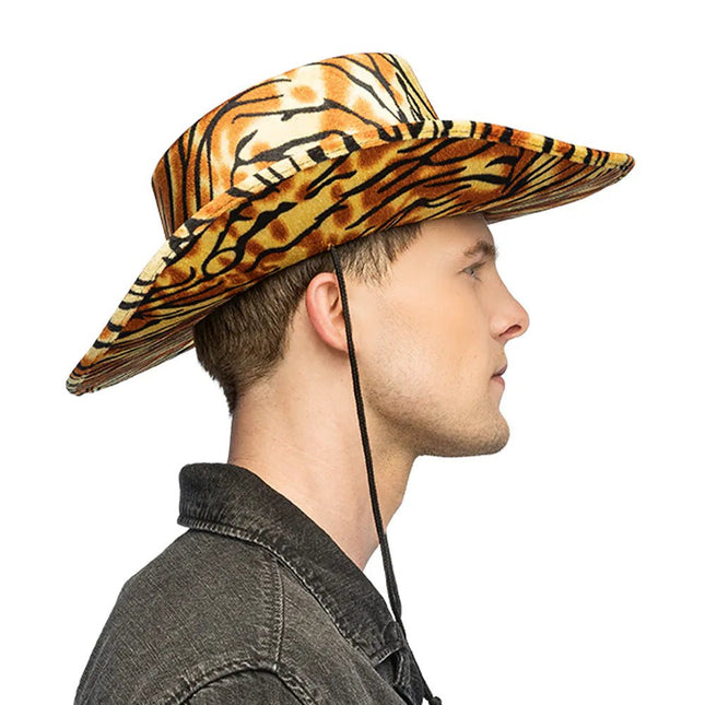 Cowboyhoed Wild tijger van Boland koop je bij Partywinkel