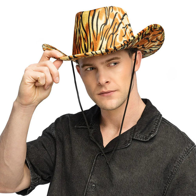 Cowboyhoed Wild tijger van Boland koop je bij Partywinkel