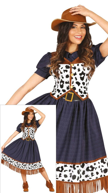 Cowgirl Kostuum Dames 2 delig van Fiestas Guirca koop je bij Partywinkel