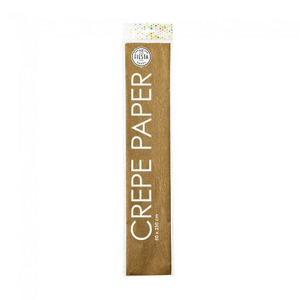 Crepe Papier Goud 50cm 2,5m van WeFiesta koop je bij Partywinkel