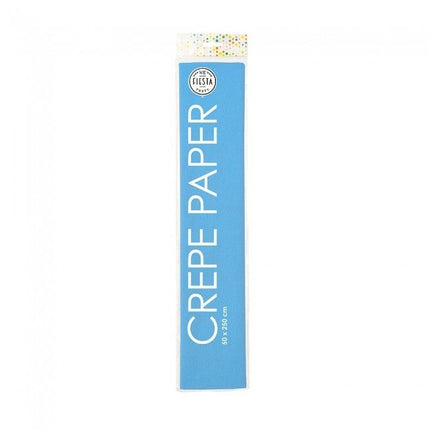 Crepe Papier Lichtblauw 50cm 2,5m van WeFiesta koop je bij Partywinkel