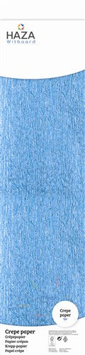 Krepppapier metallicblau (150x50cm)