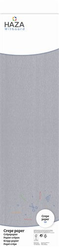 Krepppapier silber (250x50cm)
