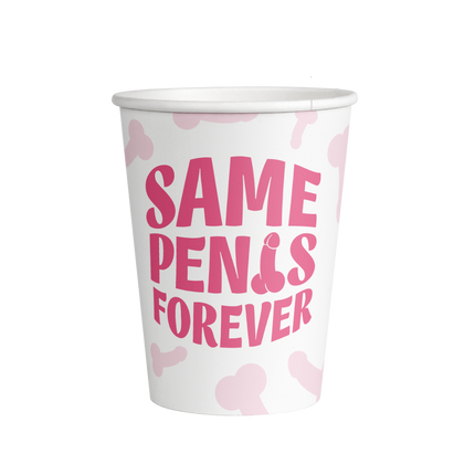 Penisbecher „Same Forever“, 8 Stück