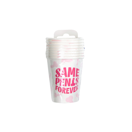 Penisbecher „Same Forever“, 8 Stück