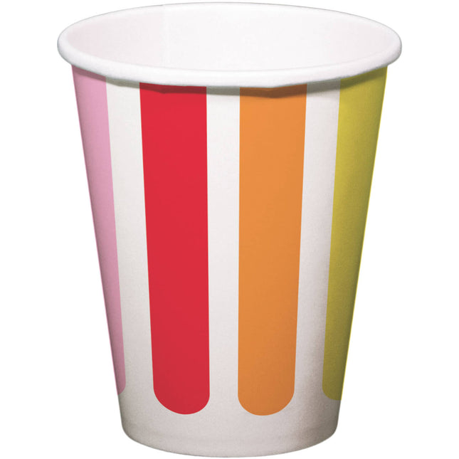 Becher Papier Stripetastic 250ml /8