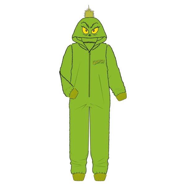 De Grinch Onesie Groen van Riethmueller koop je bij Partywinkel