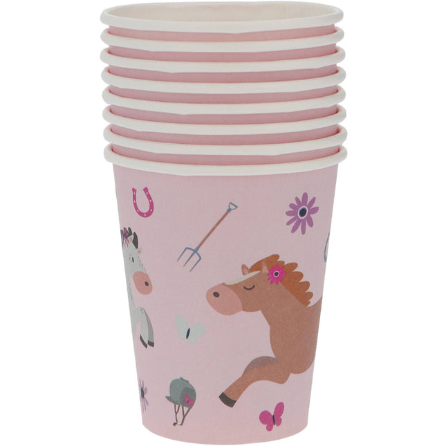 Pferdebecher 250ml 8Stk