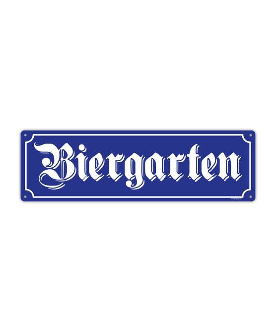 Oktoberfest Türschild Biergarten 48cm