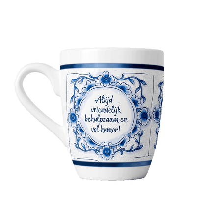 Delfts blauwe mok - Opa van Paper Dreams koop je bij Partywinkel