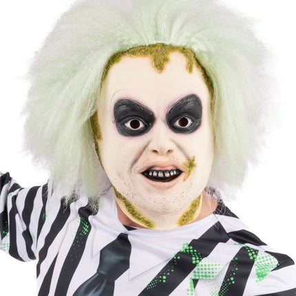 Deluxe Beetlejuice Latex Masker van Smiffys koop je bij Partywinkel