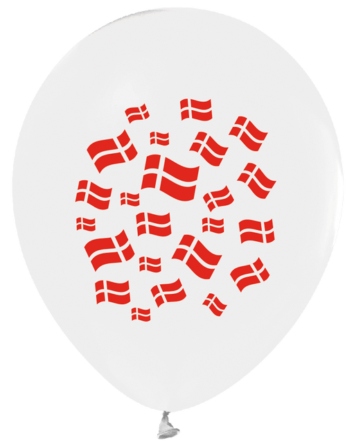 Denemarken Ballonnen 30cm 8st van WeFiesta koop je bij Partywinkel