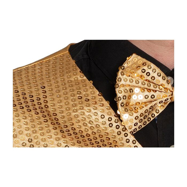 Goldweste mit Schleife 2 Stück