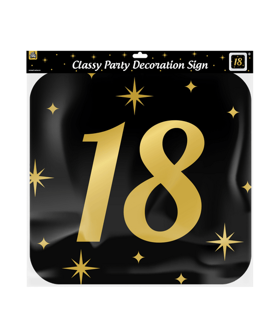 Deurbord 18 Jaar 50cm van Paper Dreams koop je bij Partywinkel