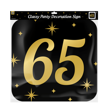Deurbord 65 Jaar 50cm van Paper Dreams koop je bij Partywinkel