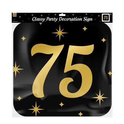 Deurbord 75 Jaar 50cm van Paper Dreams koop je bij Partywinkel