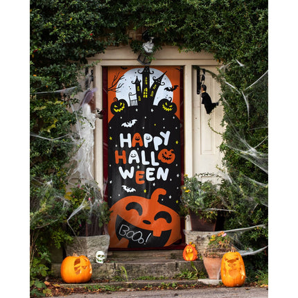 Deurgordijn Happy Halloween Halloween BoOo! 2,15m van Folat koop je bij Partywinkel