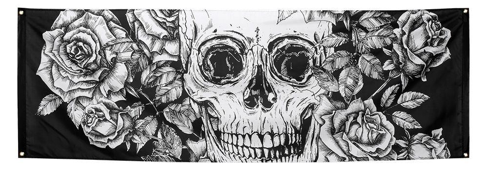 Dia de Los Muertos Banner XL Versiering 2,2m van Boland koop je bij Partywinkel