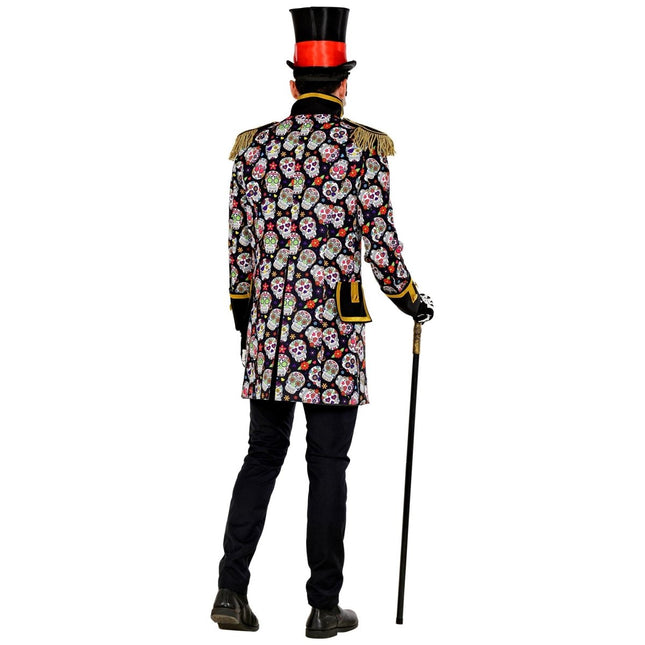 Dia De Los Muertos Jas Heren Neon van Widmann koop je bij Partywinkel