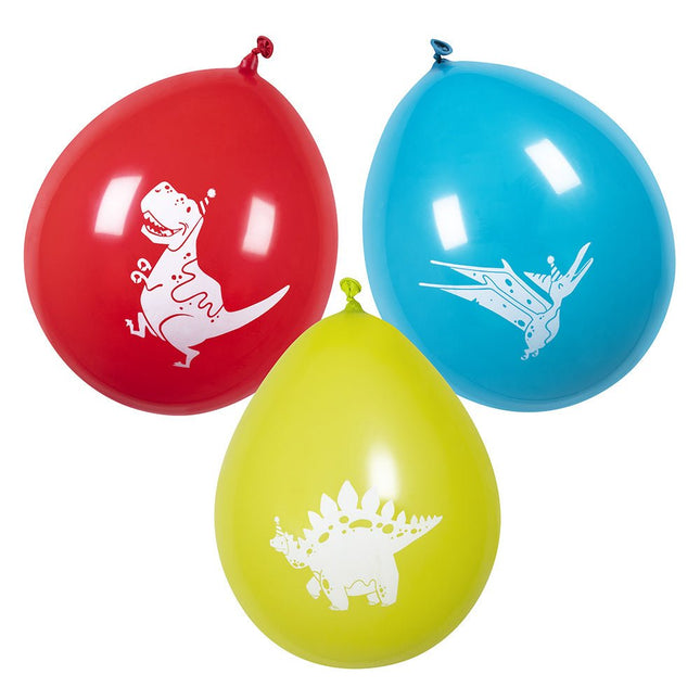 Dino Ballonnen 25cm 6st van Boland koop je bij Partywinkel