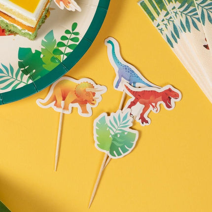 Dino Cocktailprikkers van Paper Dreams koop je bij Partywinkel