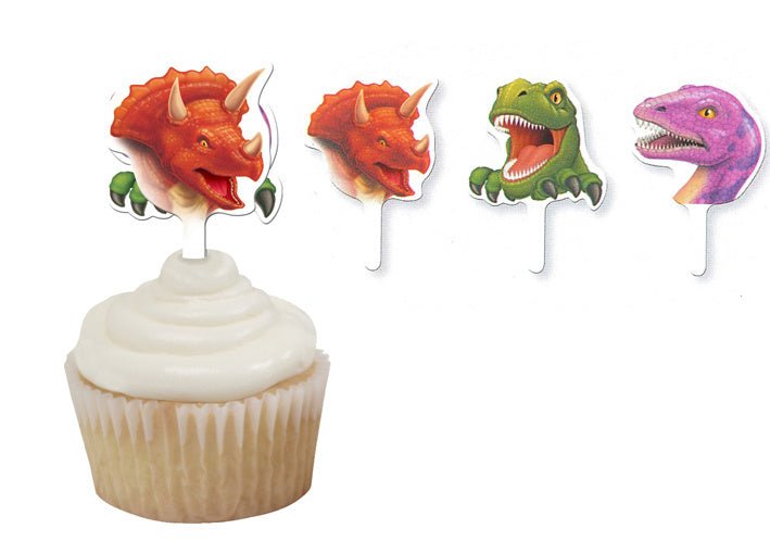 Dino Cocktailprikkers 6,4cm 12st van Creative Converting koop je bij Partywinkel