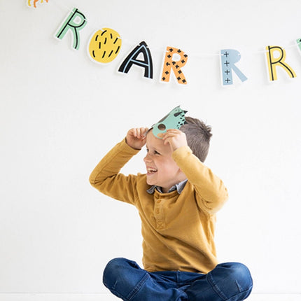 Dino Maskers Roars 6st van Folat koop je bij Partywinkel