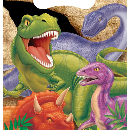 Dino Uitdeelzakjes 23cm 8st van Creative Converting koop je bij Partywinkel
