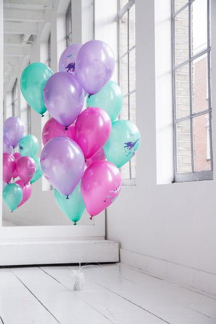 Dinosaurus Ballonnen Mix 30cm 12st van Folat koop je bij Partywinkel