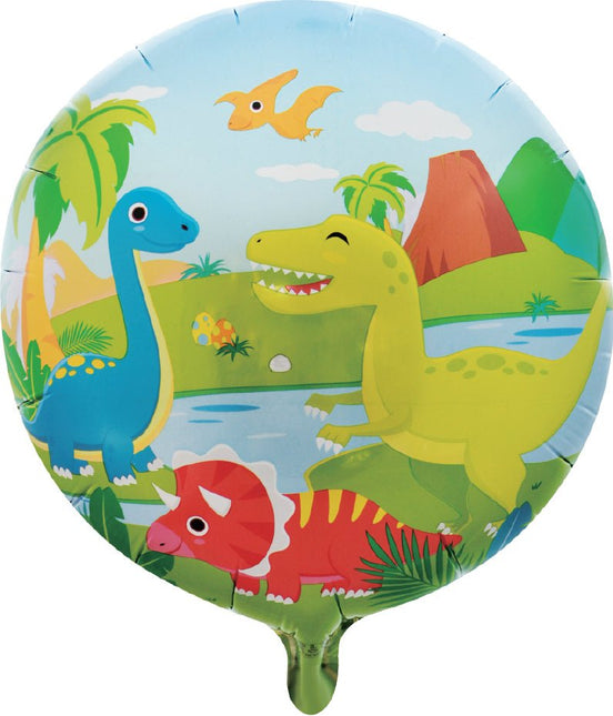 Dinosaurus Helium Ballon Dino Wereld Leeg 45cm van WeFiesta koop je bij Partywinkel
