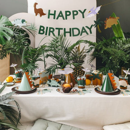 Dinosaurus Servetten 18cm 12st van Partydeco koop je bij Partywinkel
