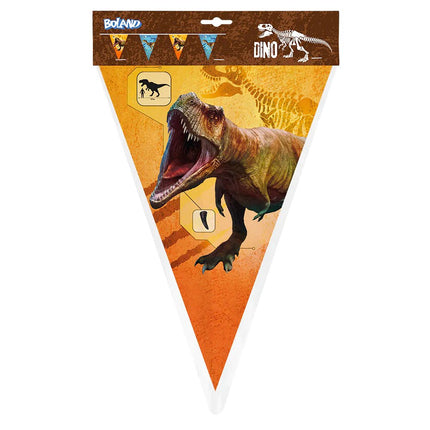 Dinosaurus Slinger Gekleurd 6m - Partywinkel - 8712026506009