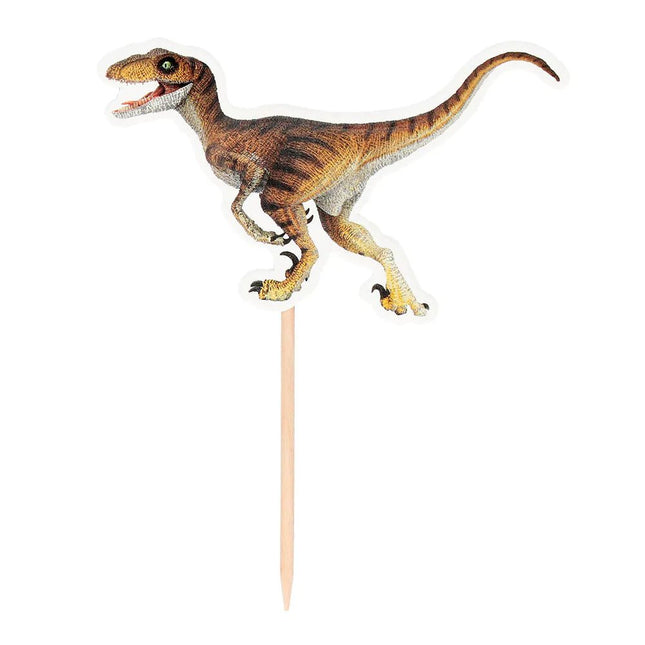 Dinosaurus Taarttopper 4 delig - Partywinkel - 8712026506115