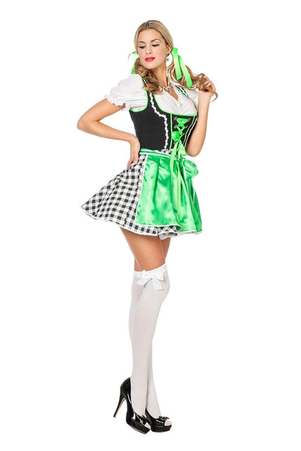 Dirndl Jurk Oktoberfest Groen Dames van Wilbers & Wilbers koop je bij Partywinkel