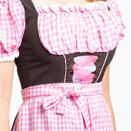 Dirndl Jurk Oktoberfest Lang Roze van PartyXclusive koop je bij Partywinkel