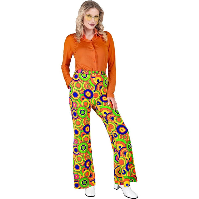 Disco 70S Broek Dames van Widmann koop je bij Partywinkel