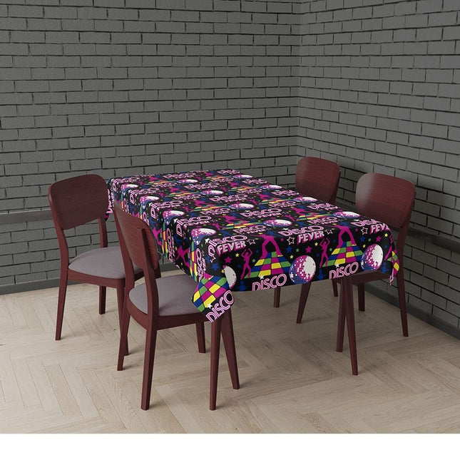 Disco 70S Tafelkleed 2,74m van Fiestas Guirca koop je bij Partywinkel