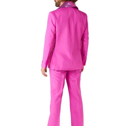 Disco Kostuum Heren Roze 2-delig van OppoSuits koop je bij Partywinkel