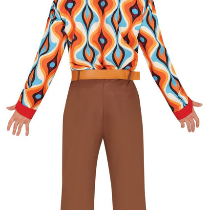 Disco Pak Blauw Oranje Heren - Partywinkel - 8434077786048