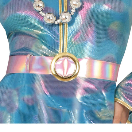Disco Pak Blauw Paars Dames - Partywinkel - 8434077862735